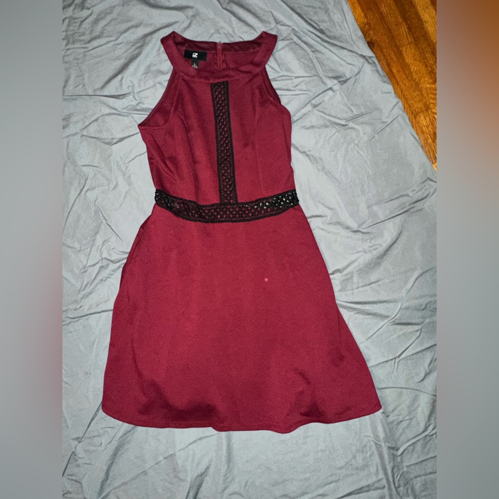 Maroon Dress